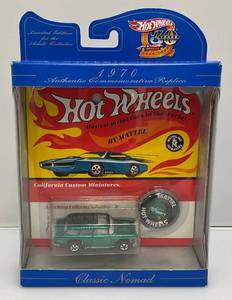 lot 215 image: Hot Wheels 30 Years 1970 Authentic Commemorative Replica Classic Nomad (NIB)