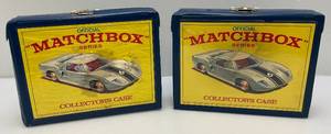 lot 227 image: 1968 Matchbox Series 4 Tray Collectors Cases (Handles Missing) Cases Only