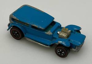 lot 236 image: 1969 Hot Wheels Redline  Prowler Blue White Interior Fair Condition