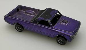 lot 244 image: 1967 Hot Wheels Redline Custom Fleetside Transparent Purple Black Interior Good Condition