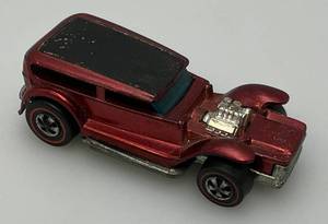 lot 252 image: 1969 Hot Wheels Redline The Demon Transparent CooperBlack With Black Interior Fair Condition
