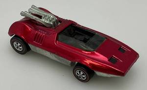 lot 256 image: 1969 Hot Wheels Redline Peeping Bumb Trasnsparent Rose With Black Interior Near Mint Condition