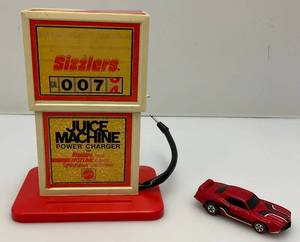 lot 289 image: RARE 19692006 Hot Wheels Sizzler (Firebird Trans-Am Metal Flake Red Mint Condition & Sizzlers Juice Machine