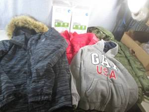 lot 50 image: (A-2) Assorted Coats and 2 Mattress...