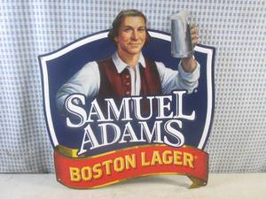 lot 57 image: (FS) Samuel Adams Boston Lager Tin ...
