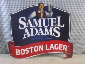 lot 59 image: (FS) Samuel Adams Boston Lager Tin ...