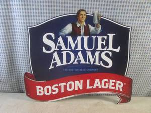 lot 60 image: (FS) Samuel Adams Boston Lager Tin ...