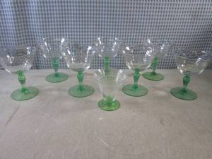 lot 105 image: (BS) 7 Matching Vintage Uranium Ste...