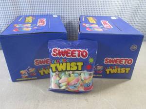 lot 157 image: (C-1) 24 Bags of Sweeto Colorido Tw...