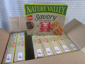 lot 158 image: (B-1) 8 Boxes of Nature Valley Smok...