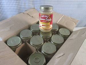 lot 166 image: (B-1) 12 Jars of Heinz Home Style R...