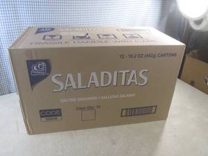 lot 171 image: (C-1) Case of 12 Boxes Saltine Crac...