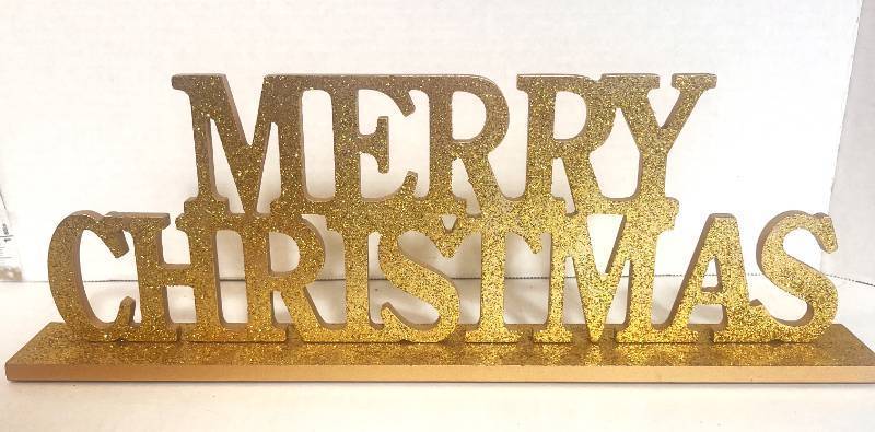 lot 24 image: Merry Christmas Sign