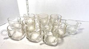 lot 65 image: Set of Candlewick Orchard Crystal Punch Cups