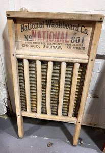 lot 80 image: Vintage Washboard National Washboard Co