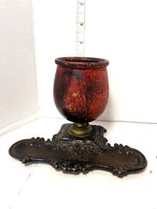 Late 1800's Match and Pipe Holder