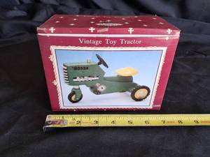 lot 52 image: Young Vintage Toy Tractor