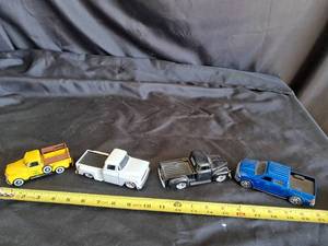 lot 55 image: 1950 Chevy John Deere 3100 Pickup, 1955 Chevy Stepside, 1953 Chevy Pickup, 2013 Ram 1500 Lot