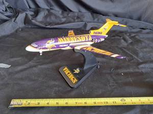 lot 63 image: Minnesota Vikings Team Plane & Stand