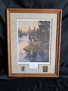 lot 68 image: Where Freedom Reigns Wolf Sign