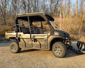 2019 Kawasaki MULE PRO-FXT "Ranch Edition" w/ Full Cab & Snowplow - Ready for Work!