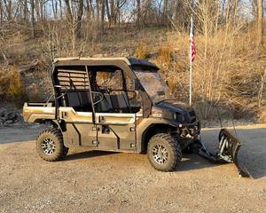 2019 Kawasaki MULE PRO-FXT "Ranch Edition" w/ Full Cab & Snowplow - Ready for Work!