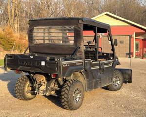 2019 Kawasaki MULE PRO-FXT "Ranch Edition" w/ Full Cab & Snowplow - Ready for Work!