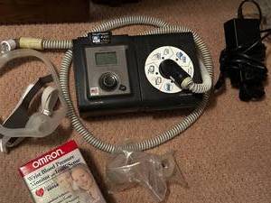 lot 62 image: Philips REMstar Pro CPAP Machine and Omron Blood Pressure Monitor