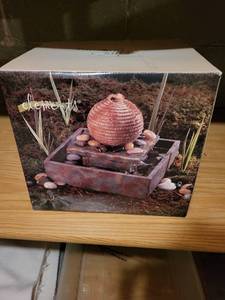 lot 208 image: Tranquil Falls Tabletop Beehive Fountain by Elements