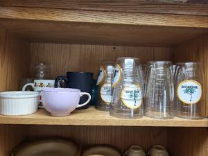 lot 245 image: Assorted Drinkware Ceramic Mugs, Bowls, and Riverwood Tumblers