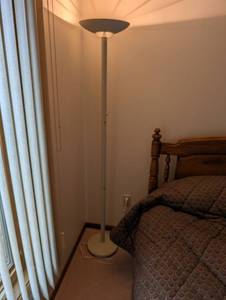 lot 100 image: Modern Tall Floor Lamp