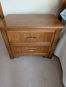lot 112 image: Thomasville Wooden Nightstand