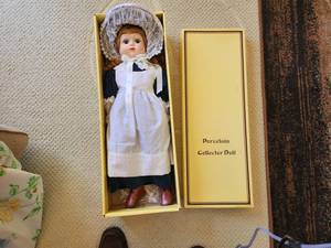 lot 99 image: Porcelain Collector Doll in Box