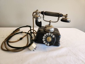 lot 229 image: Vintage Danish Rotary Telephone