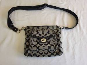 lot 15A image: Coach Monogram Crossbody Bag