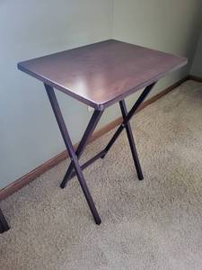 lot 107 image: Wooden Folding Table