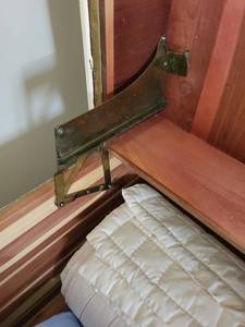 lot 109 image: Vintage Cream Cedar Lined Storage Chest - Contents Not Included