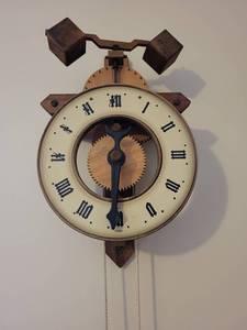 lot 203 image: Schauer Wooden Wall Clock