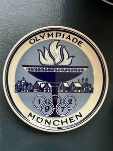 lot 334 image: Plazet 1972 Munich Olympiad Plate