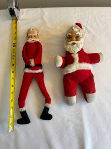 lot 286 image: Vintage Santa Claus Dolls Set