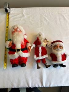 lot 287 image: Vintage Santa Claus Doll Set