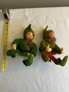 lot 302 image: Annalee&nbspVintage German Gnome Dolls