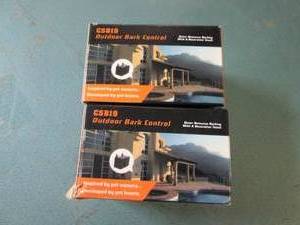 lot 8 image: lot of 2 csb19 outdoor bark control...