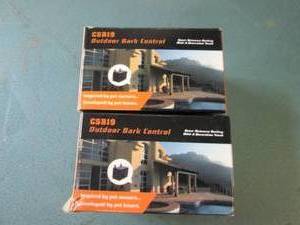 lot 9 image: lot of 2 csb19 outdoor bark control...