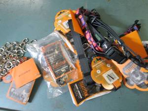 lot 37 image: lot of 8 dog collars...