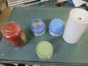lot 163 image: lot of scented candles...