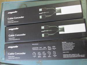 lot 184 image: lot of 3 153 inch cable concealers...