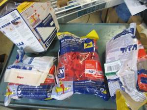 lot 188 image: lot of red tile leveling clips...