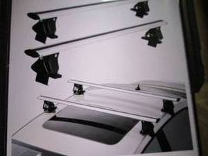 lot 209 image: universal roof rack cross bars with...