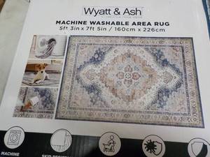 lot 14 image: Wyatt and Ash 5 ft 3 x 7 ft 5 Mac...